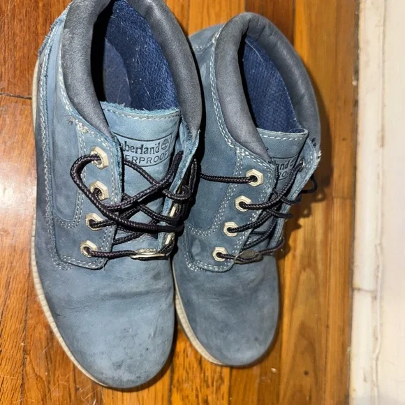 Timberland | Shoes | Timberland Mens Blue Canvas Laceup  display picture 1